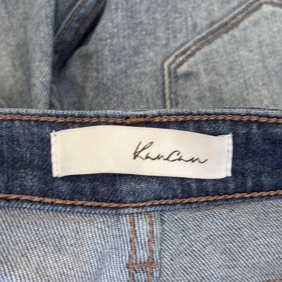 KanCan Jeans 3/25 Tina Mid Rise Slim Straight Holes Ripped Distressed KC78001M - Picture 8 of 11
